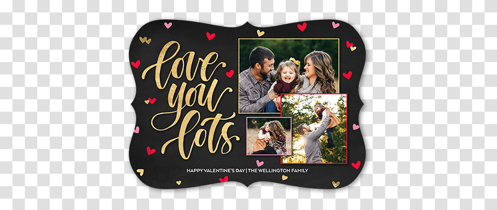 Love You Lots 5x7 Valentines Cards Event, Person, Human, Advertisement, Poster Transparent Png