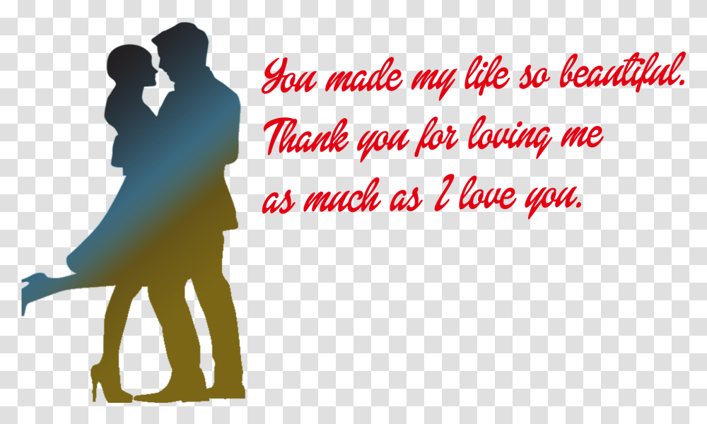 Love You Messages Background Couple In Love Silhouette, Worship, Outdoors, Prayer Transparent Png