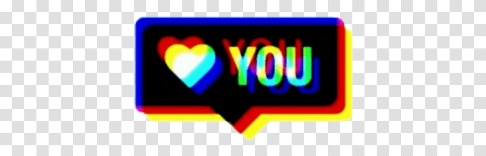Love You Text Heart Neon Black Blue Lightblue Drawing, Lighting, Logo, Credit Card Transparent Png