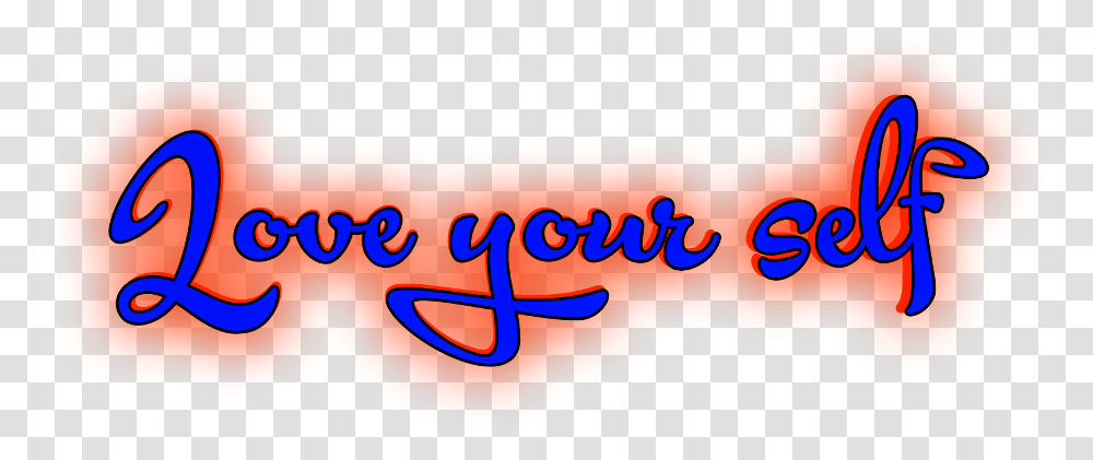Love Your Self Calligraphy, Label, Alphabet Transparent Png