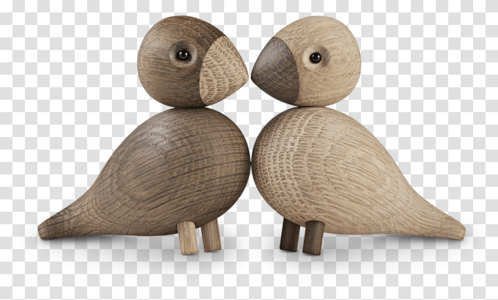 Lovebirds Oak Smoked Oak 1 Pair Love Birds Kay Bojesen, Wood, Plywood, Sphere, Pottery Transparent Png