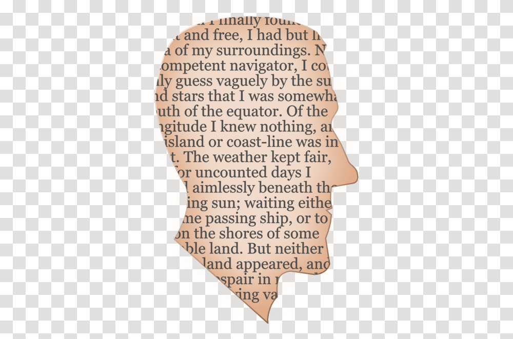 Lovecraft Cut Paper Profile Text For Profile, Book, Word, Label, Leisure Activities Transparent Png