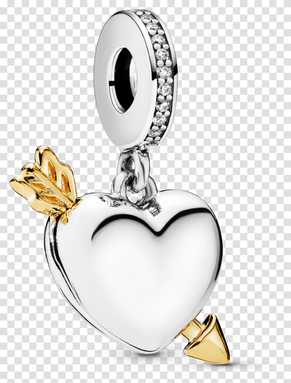 Loved Heart & Arrow Dangle Charm Pandora Hk Heart, Pendant, Accessories, Accessory, Jewelry Transparent Png