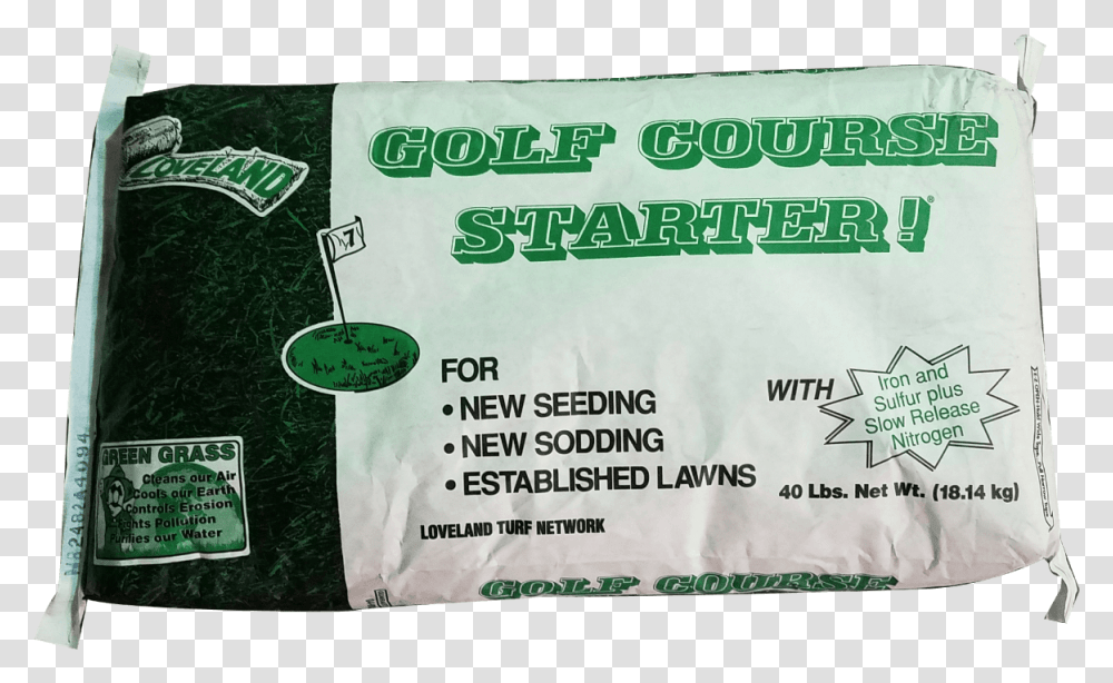 Loveland Golf Course Starter Lawn Fertilizer Gim, Paper, Label, Flyer Transparent Png