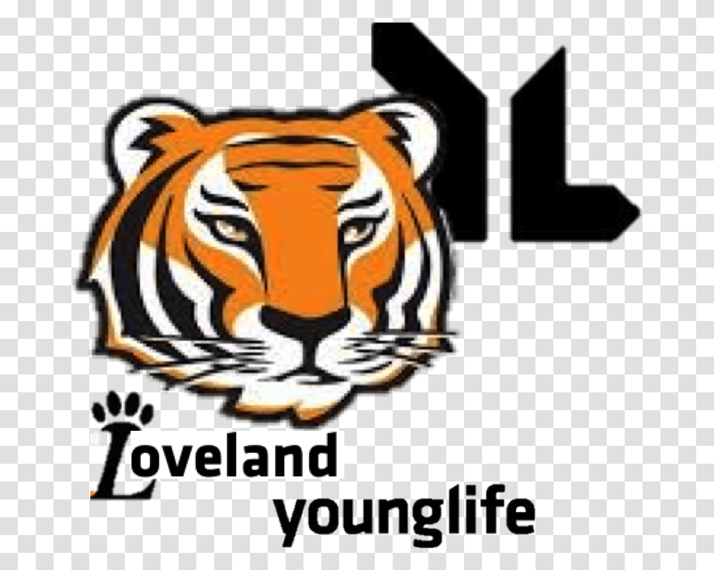 Loveland High School Tigers, Wildlife, Animal, Mammal, Logo Transparent Png