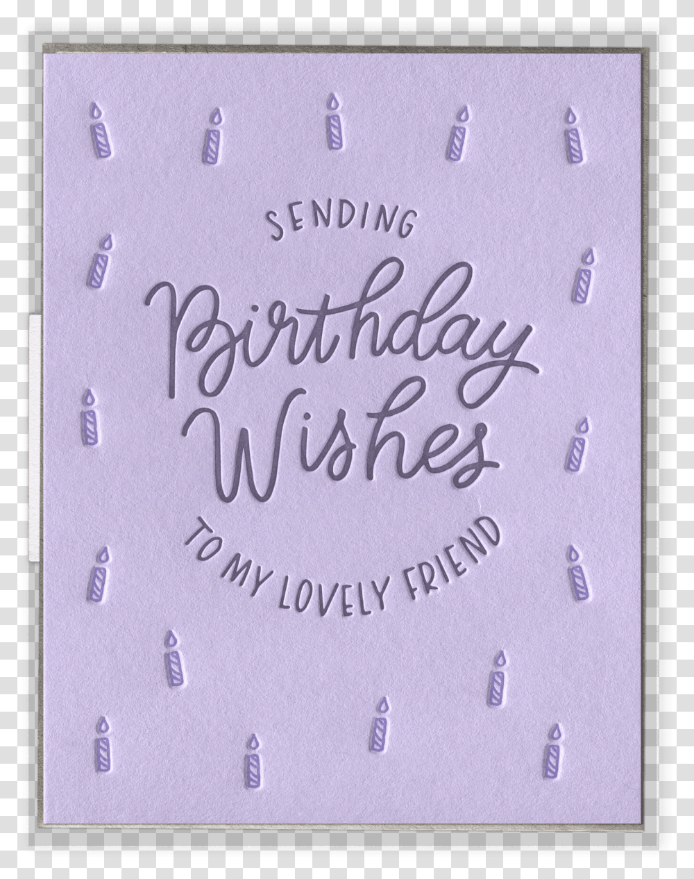 Lovely Birthday Wishes Letterpress Greeting Card Construction Paper, Handwriting, Calligraphy, Mobile Phone Transparent Png