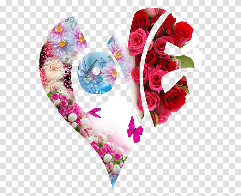 Lovely Flowers In By Love Lovely Flower, Floral Design, Pattern Transparent Png