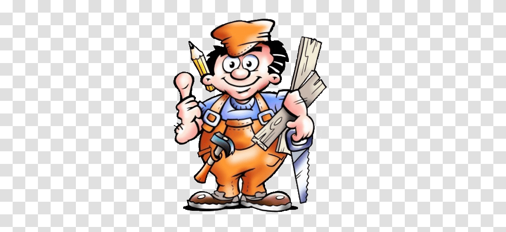 Lovely Handyman Clipart Images, Book, Comics, Performer Transparent Png