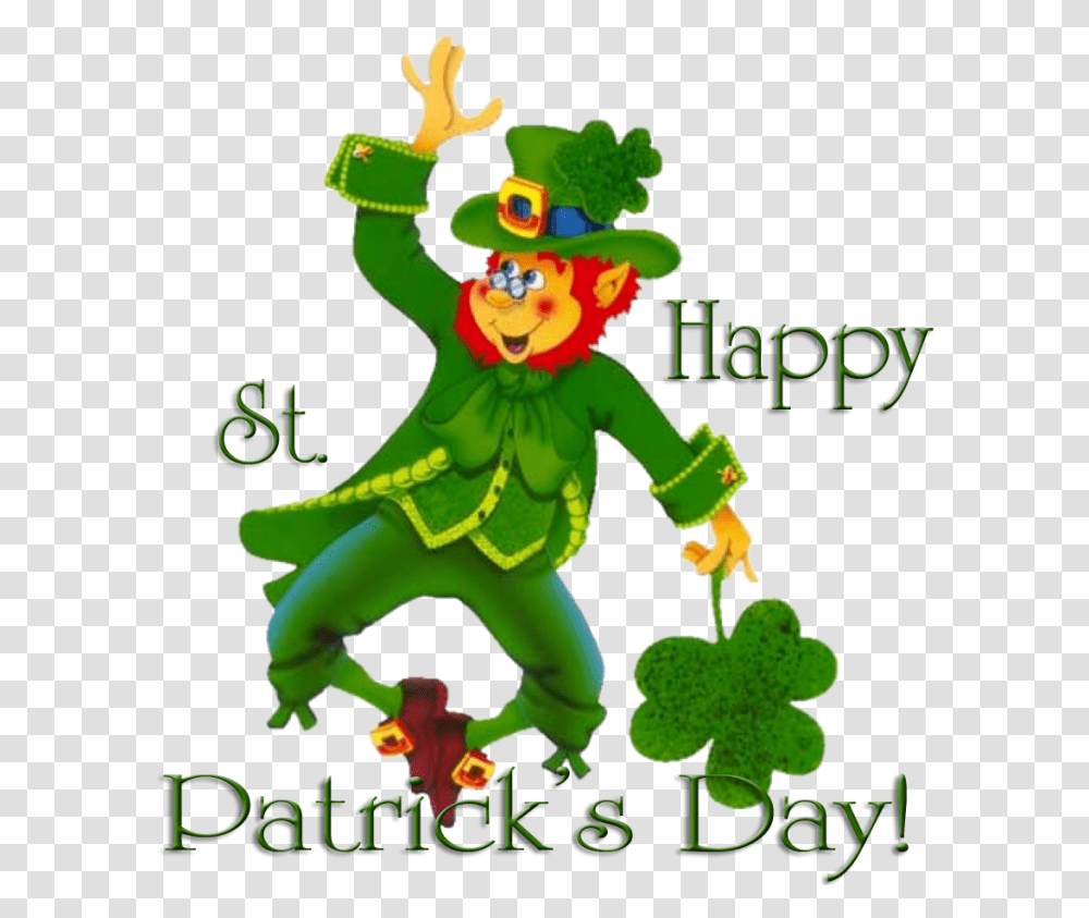 Lovely Happy St Funny St Patricks Day Quotes, Elf, Toy, Green, Plant Transparent Png
