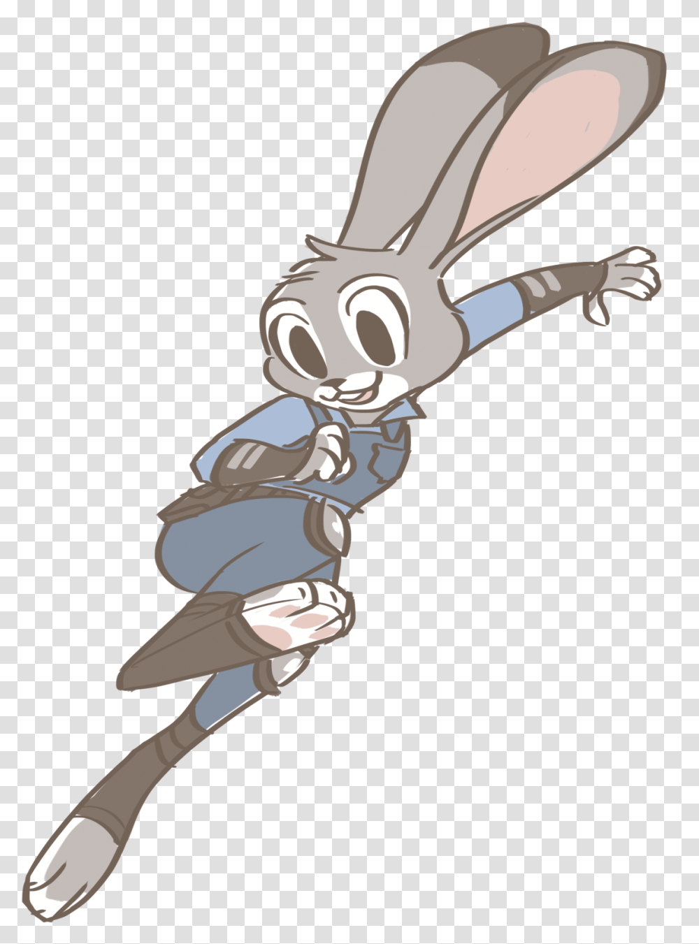 Lovely Judy Hopps Fictional Character, Statue, Sculpture, Art, Mammal Transparent Png