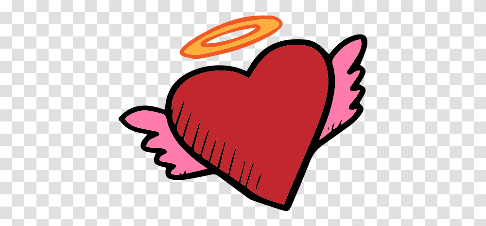 Lovely Romanticism Valentines Day Romantic Heart Wings Girly, Frisbee, Toy, Cushion Transparent Png