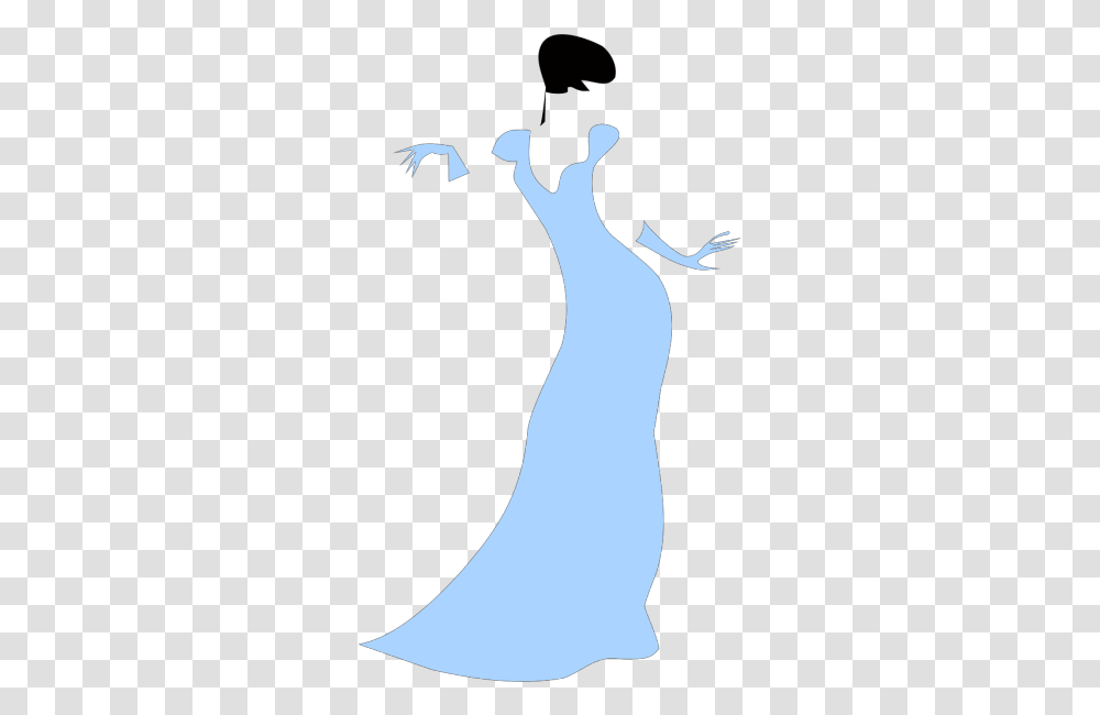 Lovely Woman In A Blue Dress Icons Devastating Divas Of Delta Sigma Theta, Person, Silhouette, Mammal, Animal Transparent Png