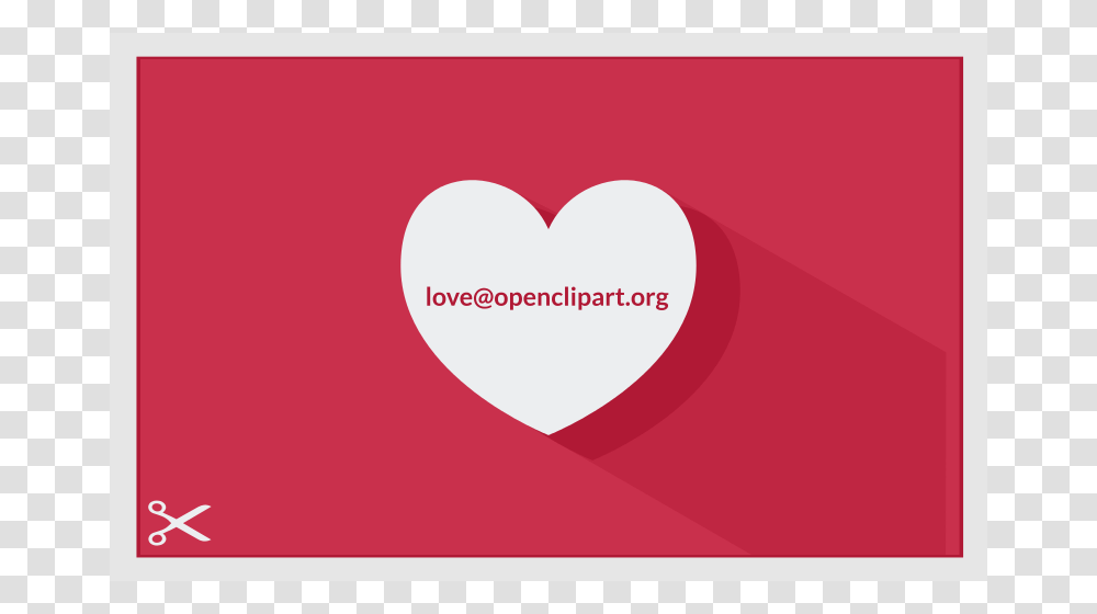 Love@openclipart FOSSASIA Presentation, Emotion, Heart, Business Card, Paper Transparent Png