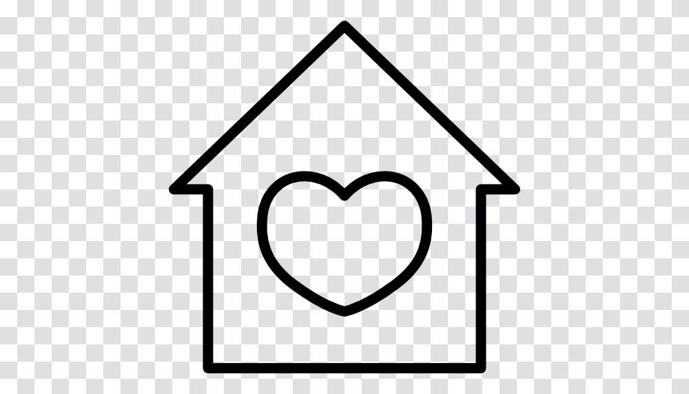 Lover House Heart Shaped Love Buildings Lovely Home Icon, Outdoors, Nature, Gray, Outer Space Transparent Png