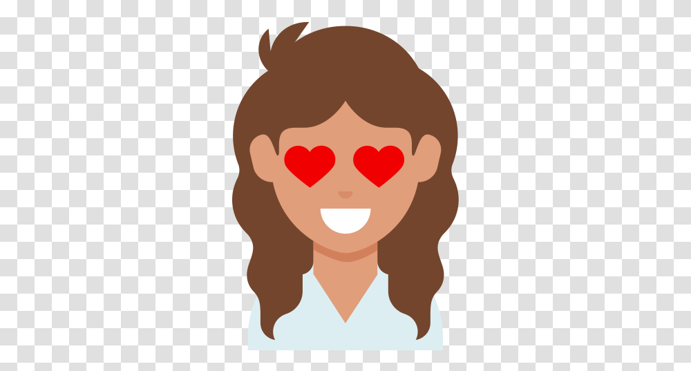 Loveyourcurls - New Curly Hair Emojis From Dove Female Long Curly Hair Emoji, Face, Person, Head, Crowd Transparent Png