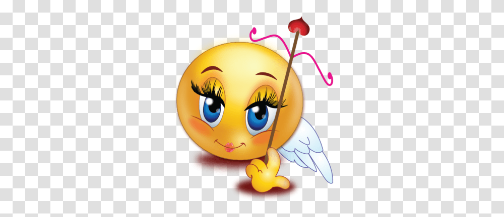 Loving Angel Girl Emoji Thumbs Up Emoji Smiley, Toy, Animal, Label, Text Transparent Png