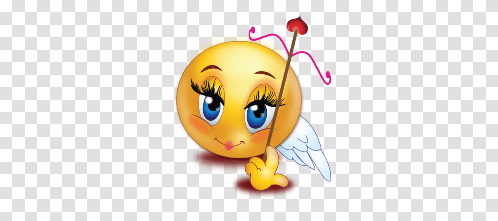 Loving Angel Girl Emoji, Toy, Figurine Transparent Png