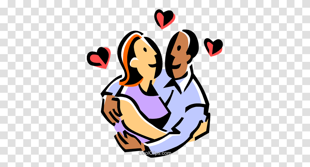 Loving Couple Hugging Royalty Free Vector Clip Art Illustration, Female, Doodle, Drawing Transparent Png