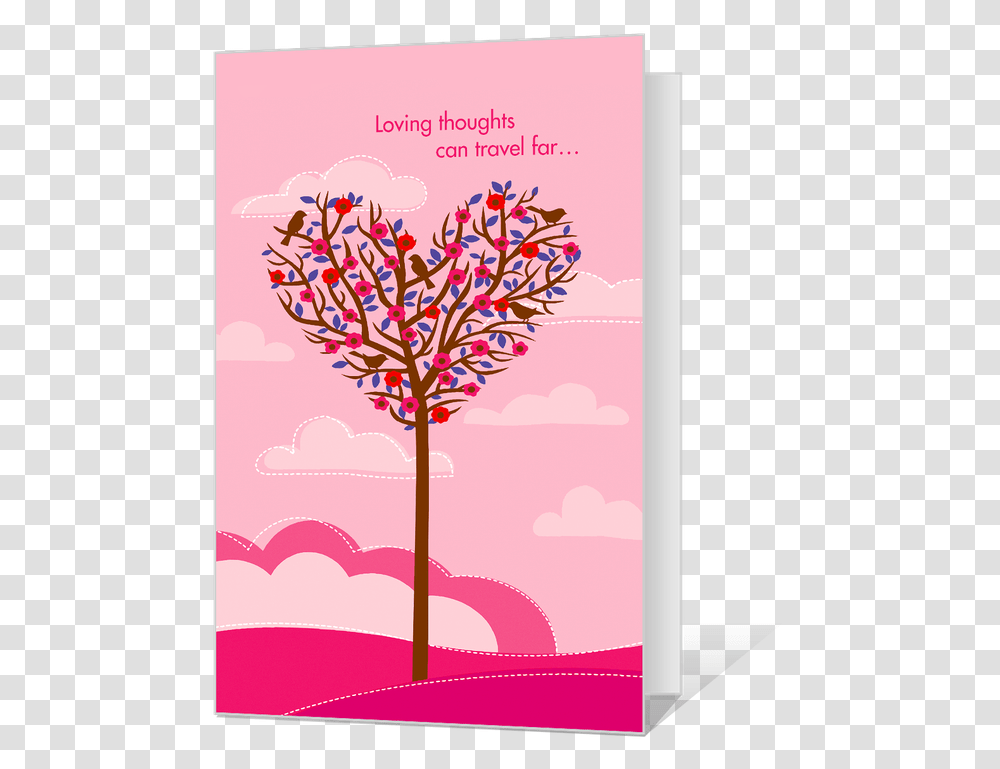 Loving Thoughts Printable Free Printable Valentine Card, Mail, Envelope, Greeting Card Transparent Png