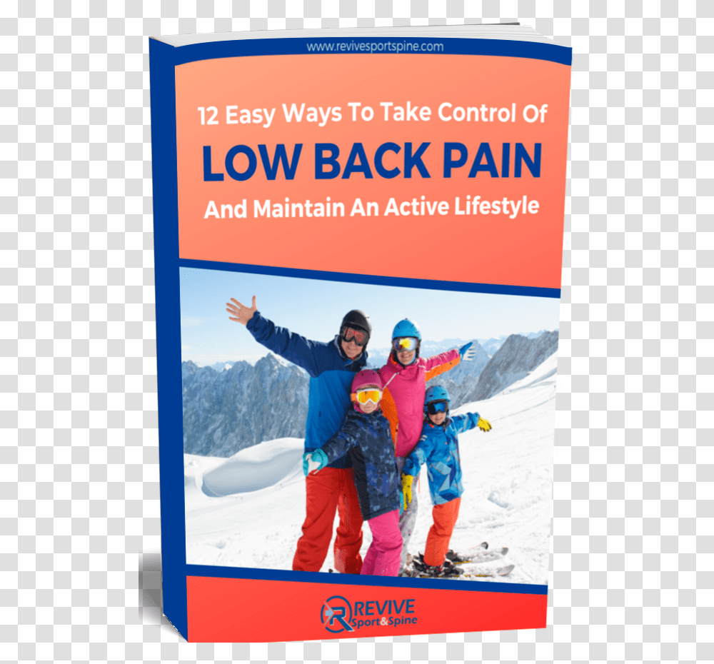 Low Back Pain Relief Ebook Skiing, Person, Helmet, Outdoors Transparent Png