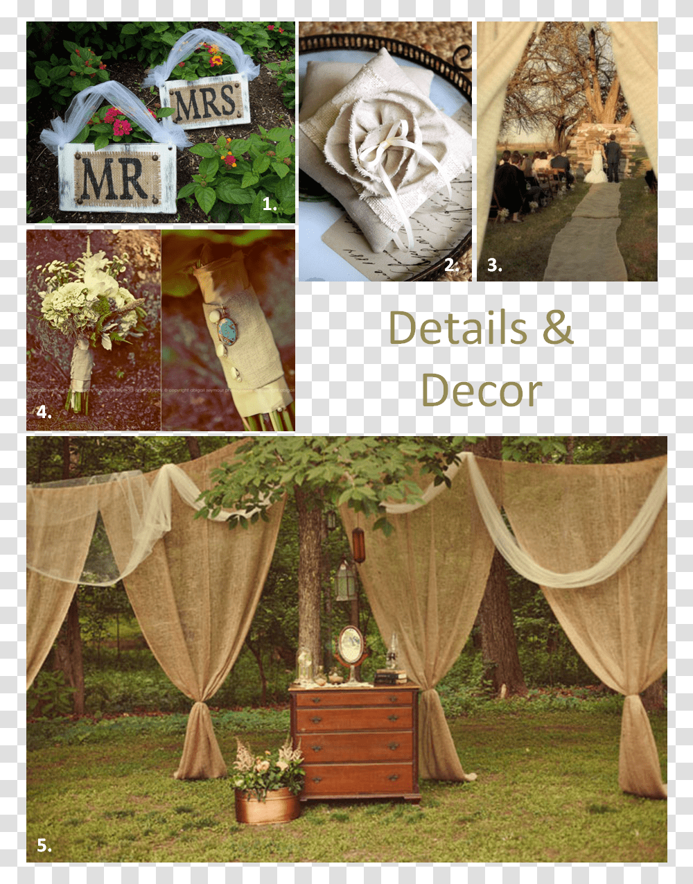 Low Budget Rustic Wedding Decor Diy, Person, Plant, Collage, Poster Transparent Png