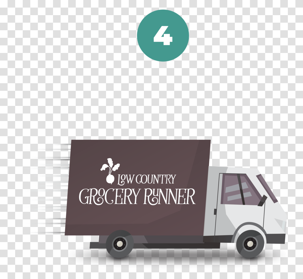 Low Country Grocery Runner Commercial Vehicle, Van, Transportation, Truck, Moving Van Transparent Png