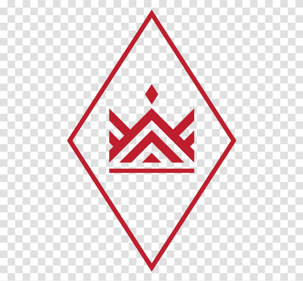 Low Hs Logo Red Logo Secondary Plain Triangle, Trademark, Emblem, Star Symbol Transparent Png