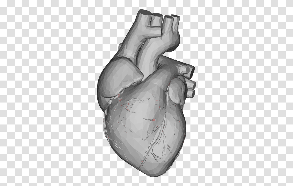 Low Poly 3d Heart Hand, Plant, Outdoors, Nature, Diamond Transparent Png