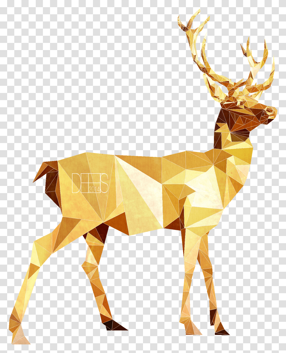 Low Poly Art Deer, Paper, Elk, Wildlife, Mammal Transparent Png