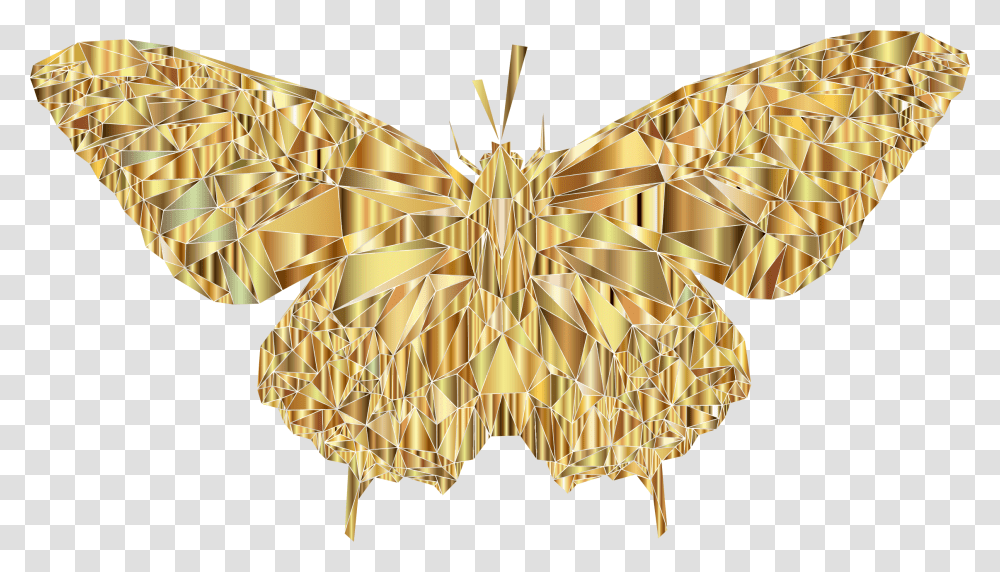 Low Poly Butterfly Prismatic 9 Clip Arts Portable Network Graphics, Chandelier, Lamp, Gold, Animal Transparent Png