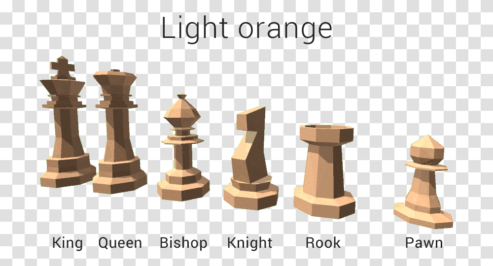 Low Poly Chess Pieces, Game, Pillar, Architecture, Building Transparent Png