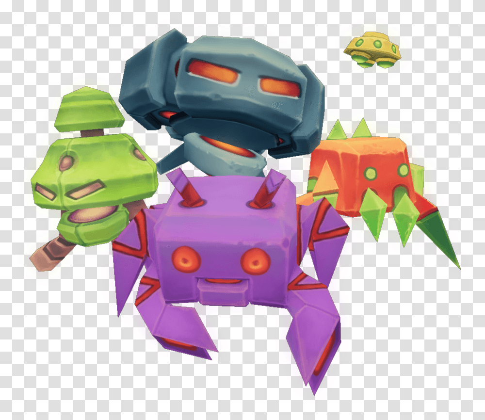 Low Poly Space Invaders Low Poly, Urban, Toy Transparent Png