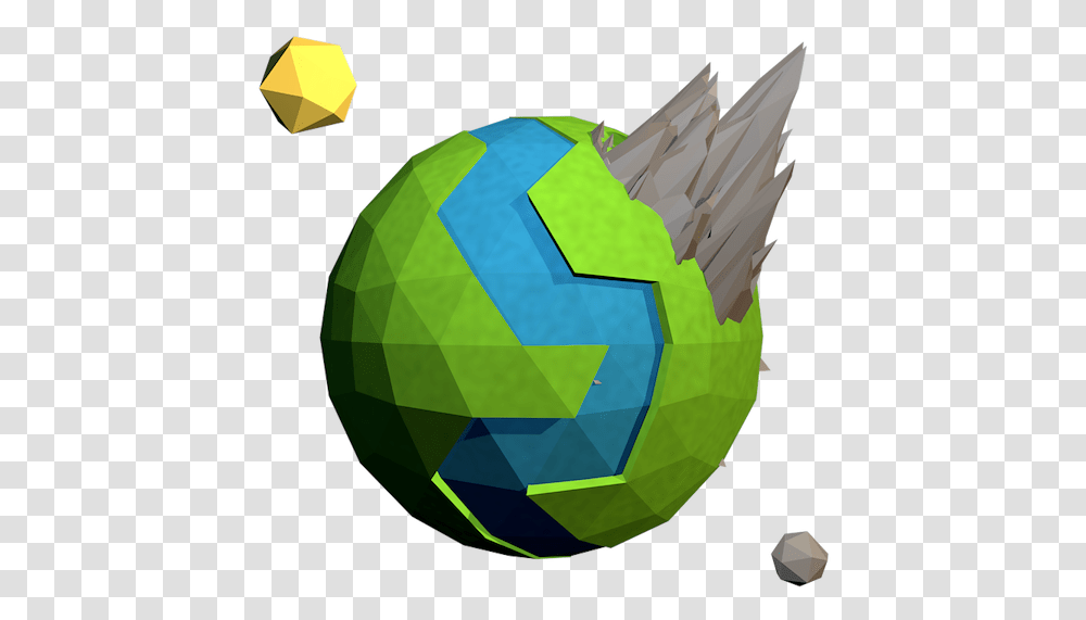 Low Poly Vertical, Ball, Plant, Sphere, Food Transparent Png