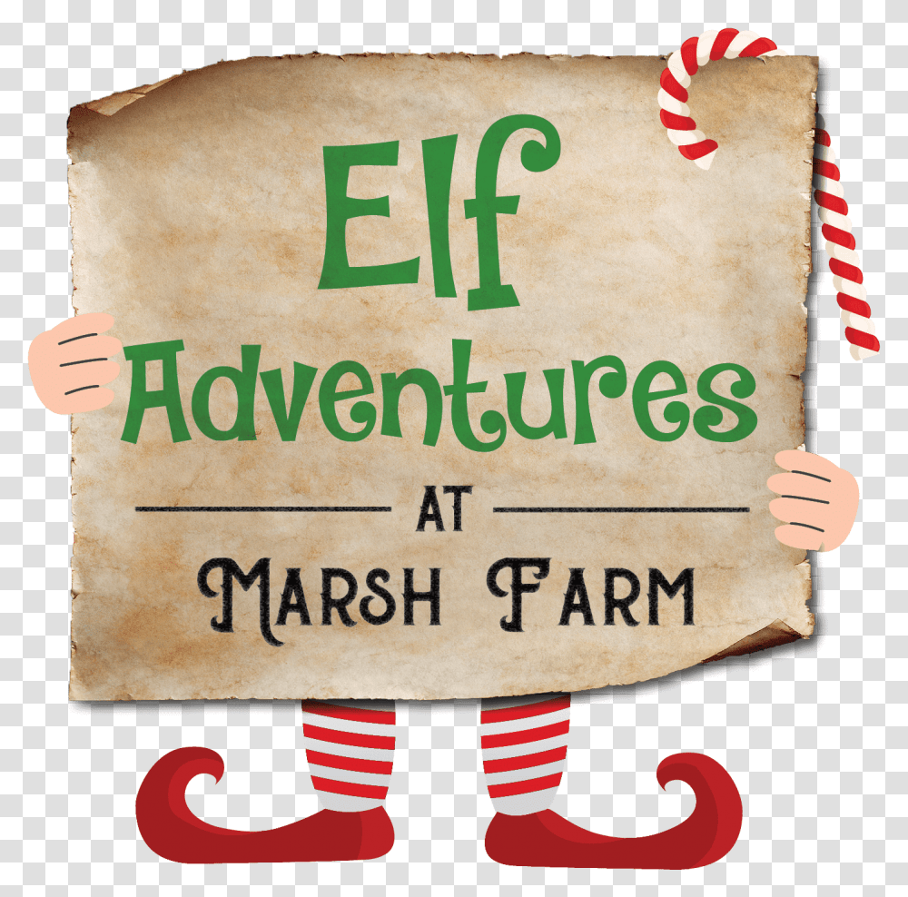 Low Res Elf Adventure Logo Poster, Text, Label, Scroll, Alphabet Transparent Png
