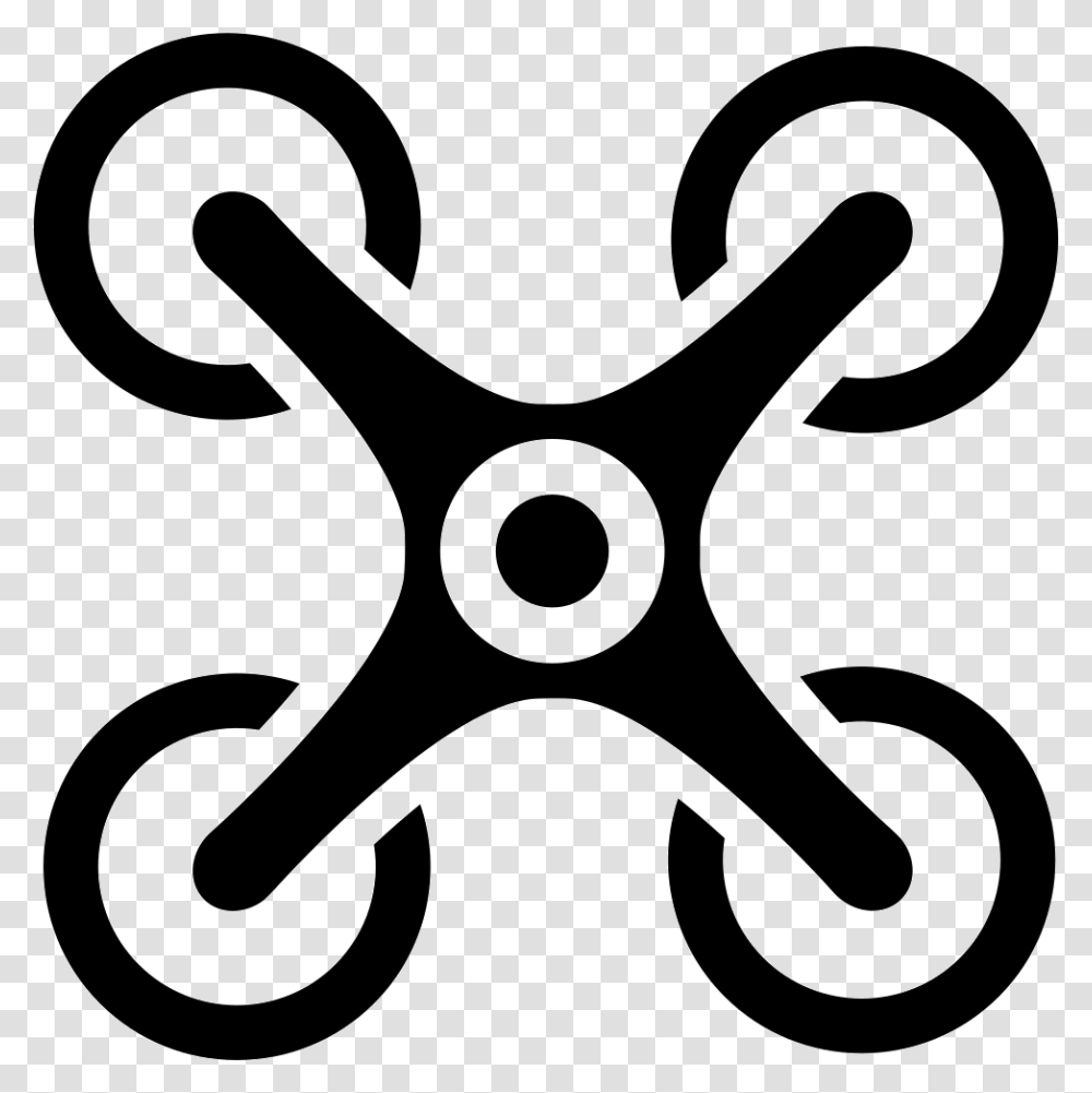 Low Slow Small Background Quadcopter Icon, Stencil, Scissors Transparent Png