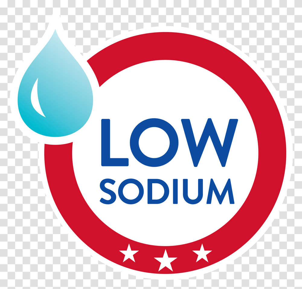 Low Sodium Logo, Trademark, Badge, Droplet Transparent Png