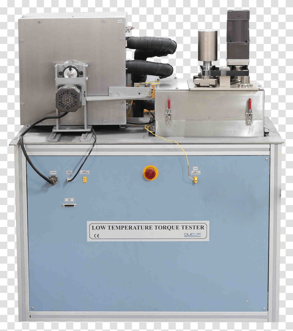 Low Temperature Torque Tester Cylinder, Machine, Lathe, Appliance Transparent Png
