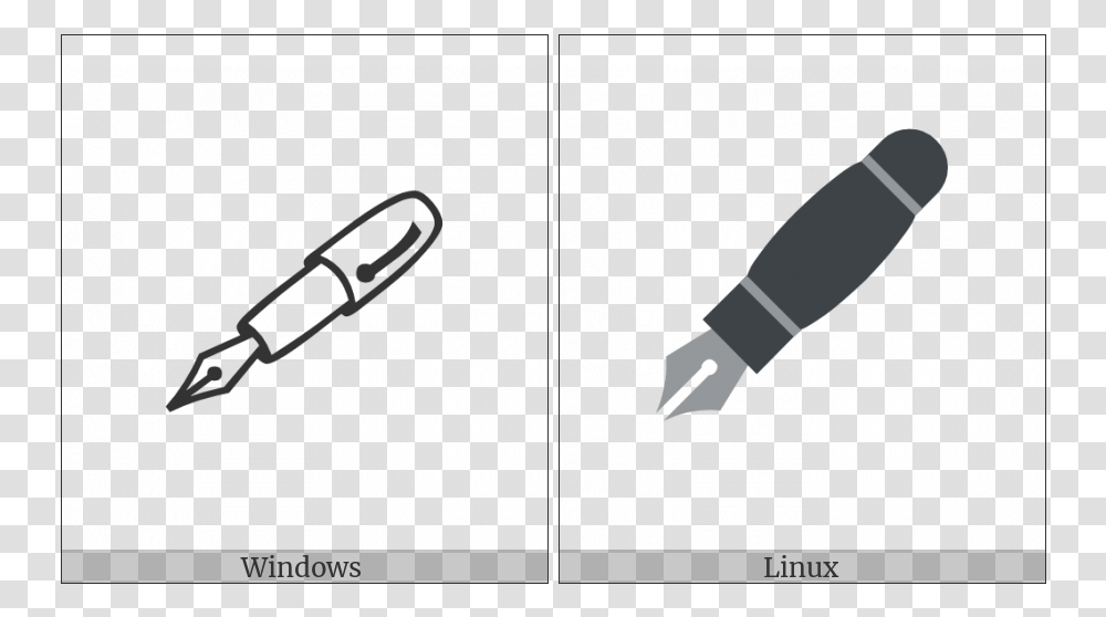 Lower Left Fountain Pen On Various Operating Systems Fountain Pen Transparent Png