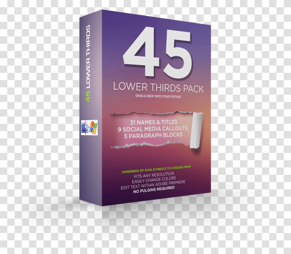 Lower Third Download Box, Poster, Advertisement, Flyer, Paper Transparent Png