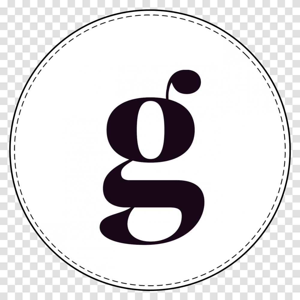 Lowercase Circle Banner Letter G Minimalist Quotes, Number, Disk Transparent Png