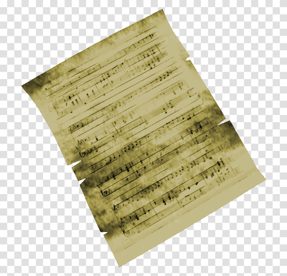 Lowlands Away, Book, Sheet Music, Paper Transparent Png