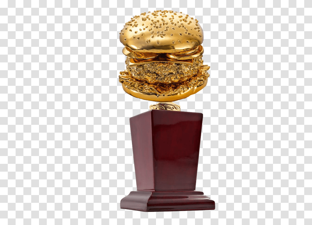 Loyalty Point Cards - Cloud Nine Burgers Golden Hamburger, Chair, Furniture, Trophy, Wedding Cake Transparent Png
