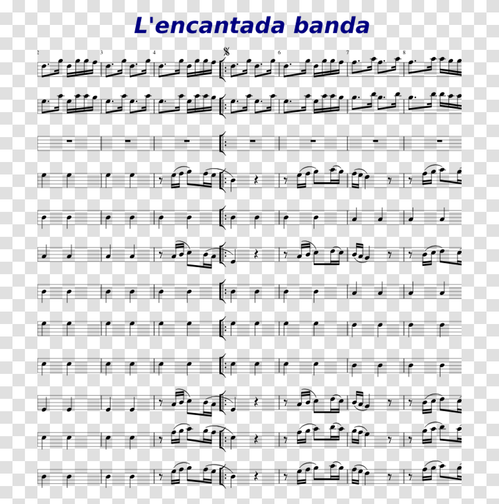 Lquotencantada Banda Sheet Music For Flute Clarinet Russia, Gray, World Of Warcraft Transparent Png