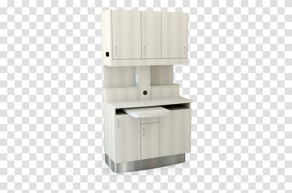 Lr Rear Treatment Console Dental Cabinetry Features Drawer, Furniture, Shelf, Private Mailbox, Sideboard Transparent Png