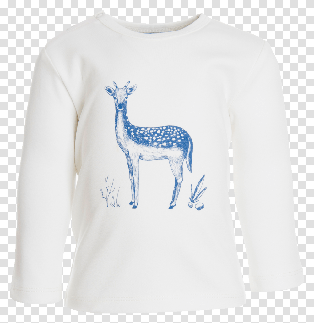 Ls Deer T Shirt Llama, Sleeve, Apparel, Long Sleeve Transparent Png