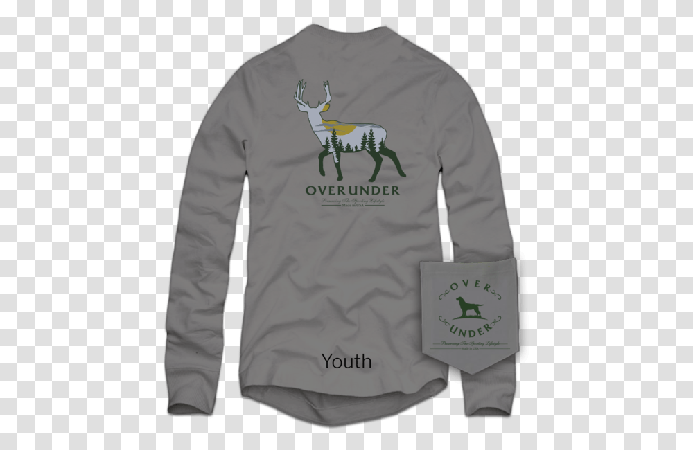 Ls Youth Harvest Moon Over Under, Sleeve, Apparel, Long Sleeve Transparent Png