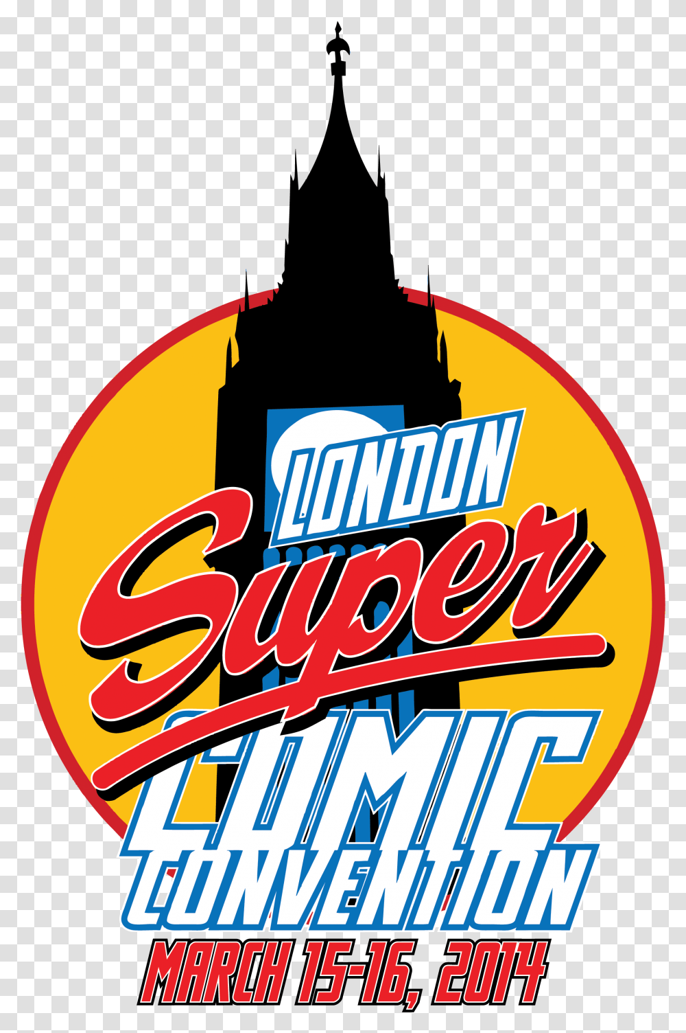 Lscc 2014 Logo With Date Rgb 300dpi London Super Comic Convention, Beverage, Poster Transparent Png