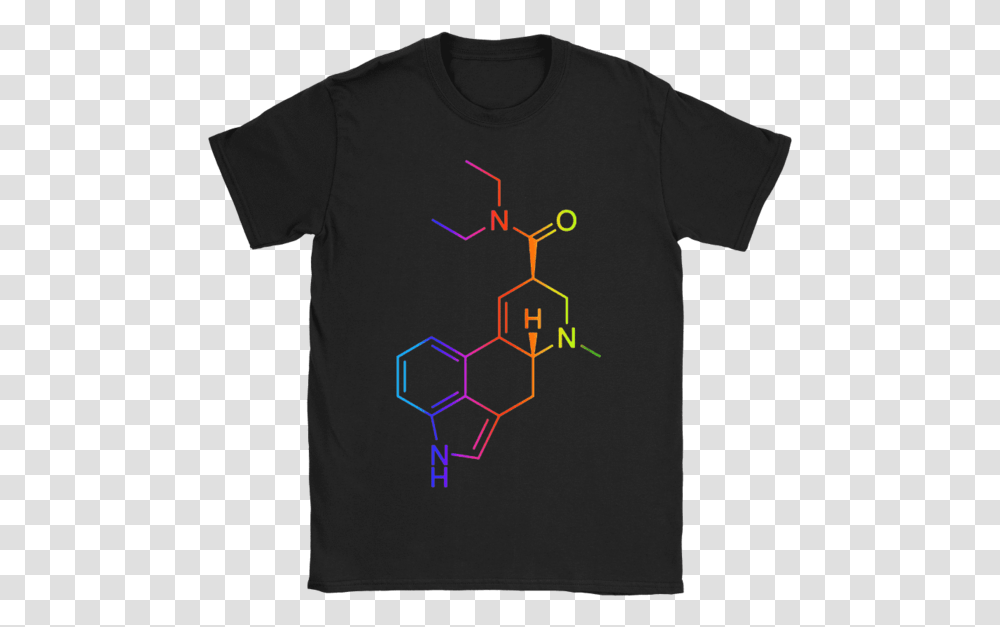 Lsd Rainbow Molecule Shirts Nfl, Apparel, T-Shirt Transparent Png