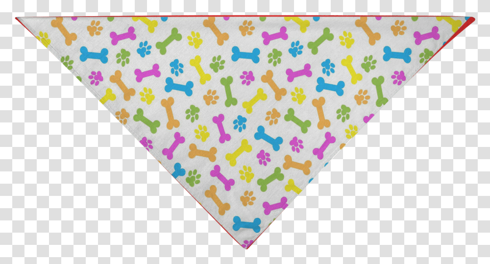 Lt Pet Pattern Stick Cute Bandana Huellas De Perro Colores, Rug, Blanket, Applique, Napkin Transparent Png