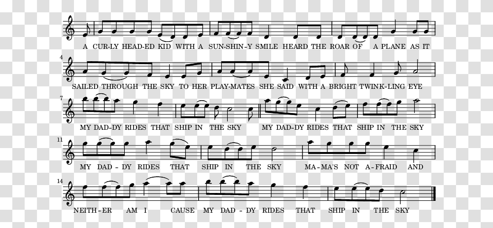 Ltltew Voice Melody St Patrick's Day Songs Sheet Music Transparent Png